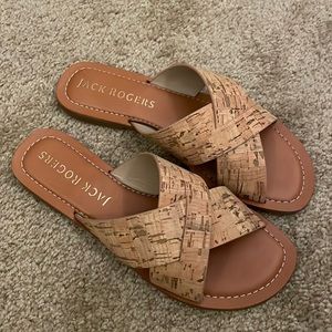 Jack Rogers cork sandals NEW!